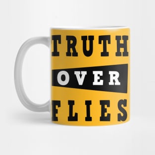 truth over flies, kamala pence debate Mug